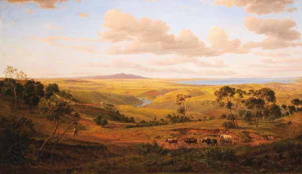 Eugene Guerard View of Geelong